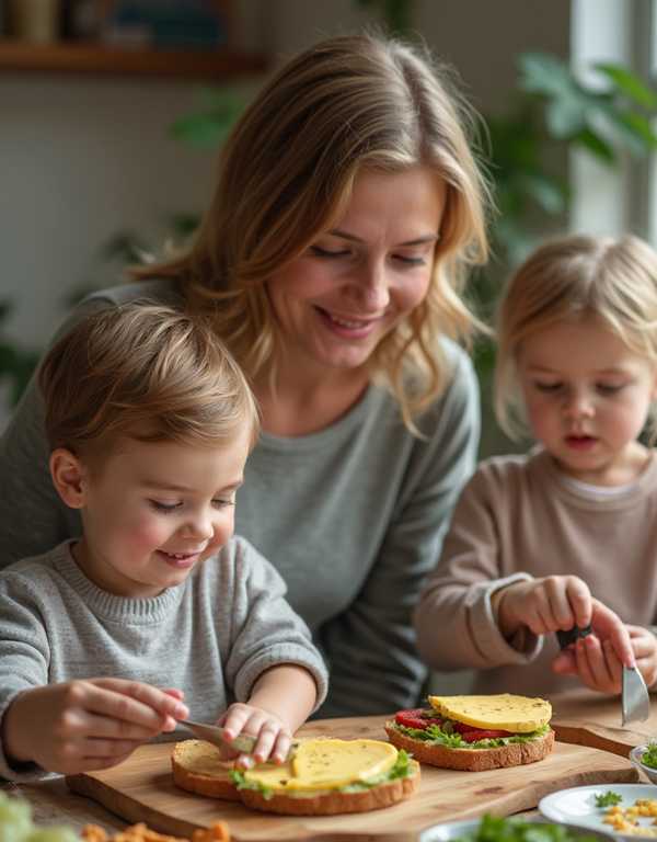 Sandviș sănătos pregătit pentru pachetul de școală al copilului